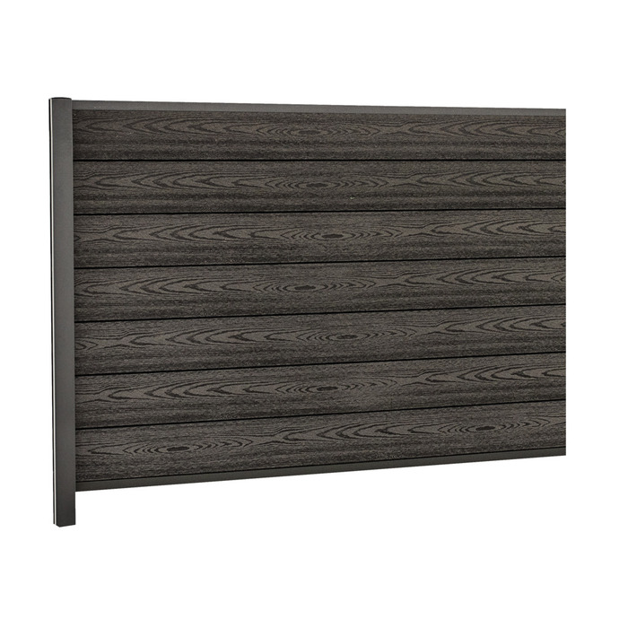 HORTUS komposithegn tilkøbssæt antracitgrå H117xB162 cm